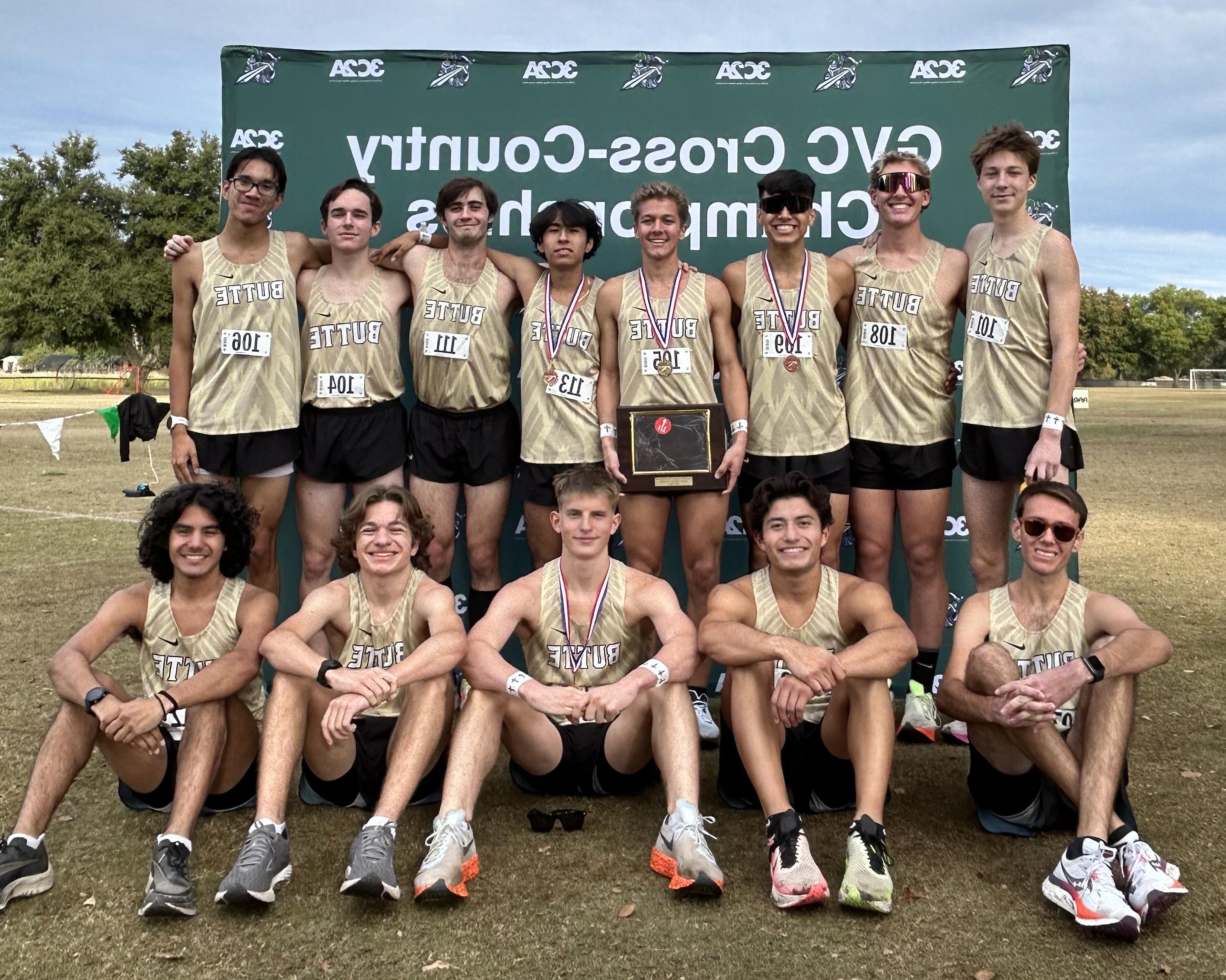 Butte College men's cross country team. 